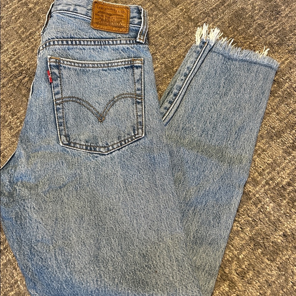 Classic blue mom jeans